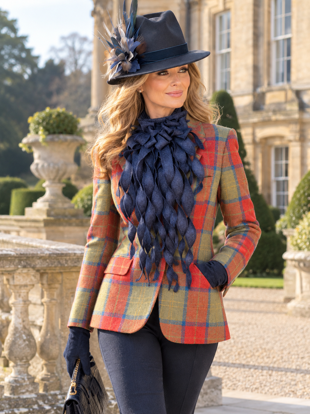 Jabot and jacket