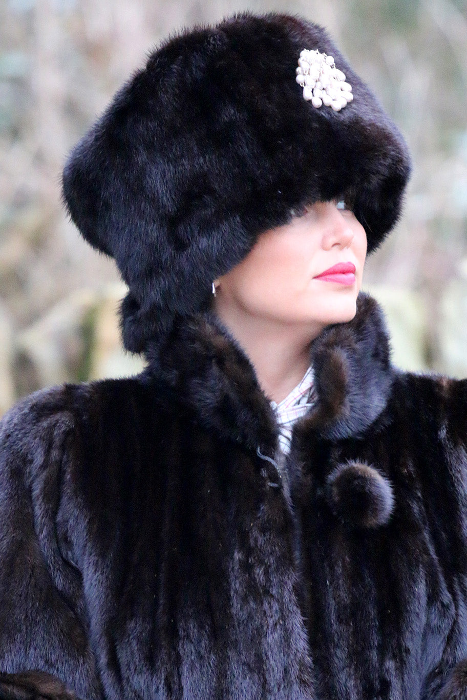 Vintage Mink Fur Coat