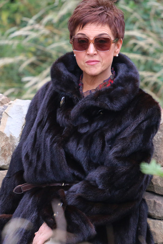 Vintage Mink Fur Coat