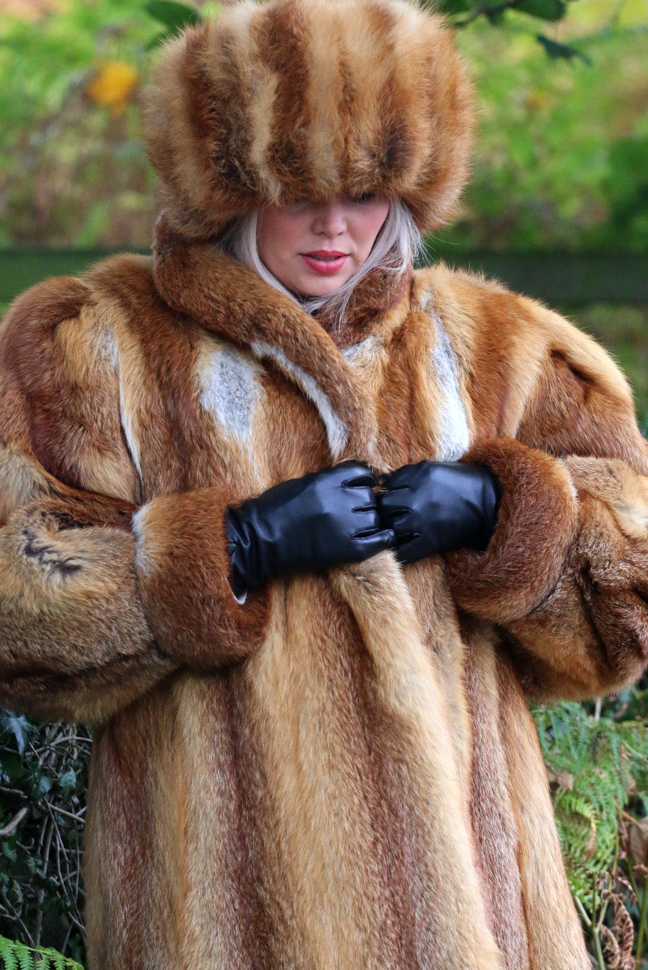 Vintage  fox fur coat