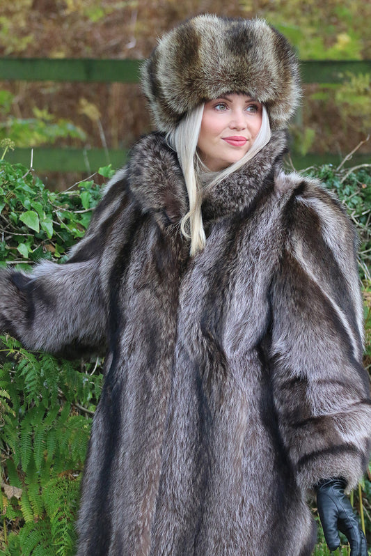 Vintage Racoon Fur coat