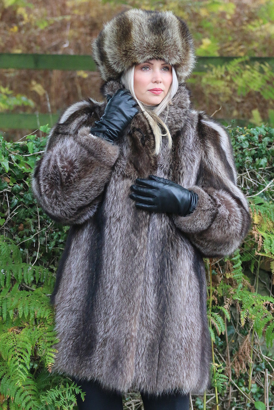 Vintage Racoon Fur coat