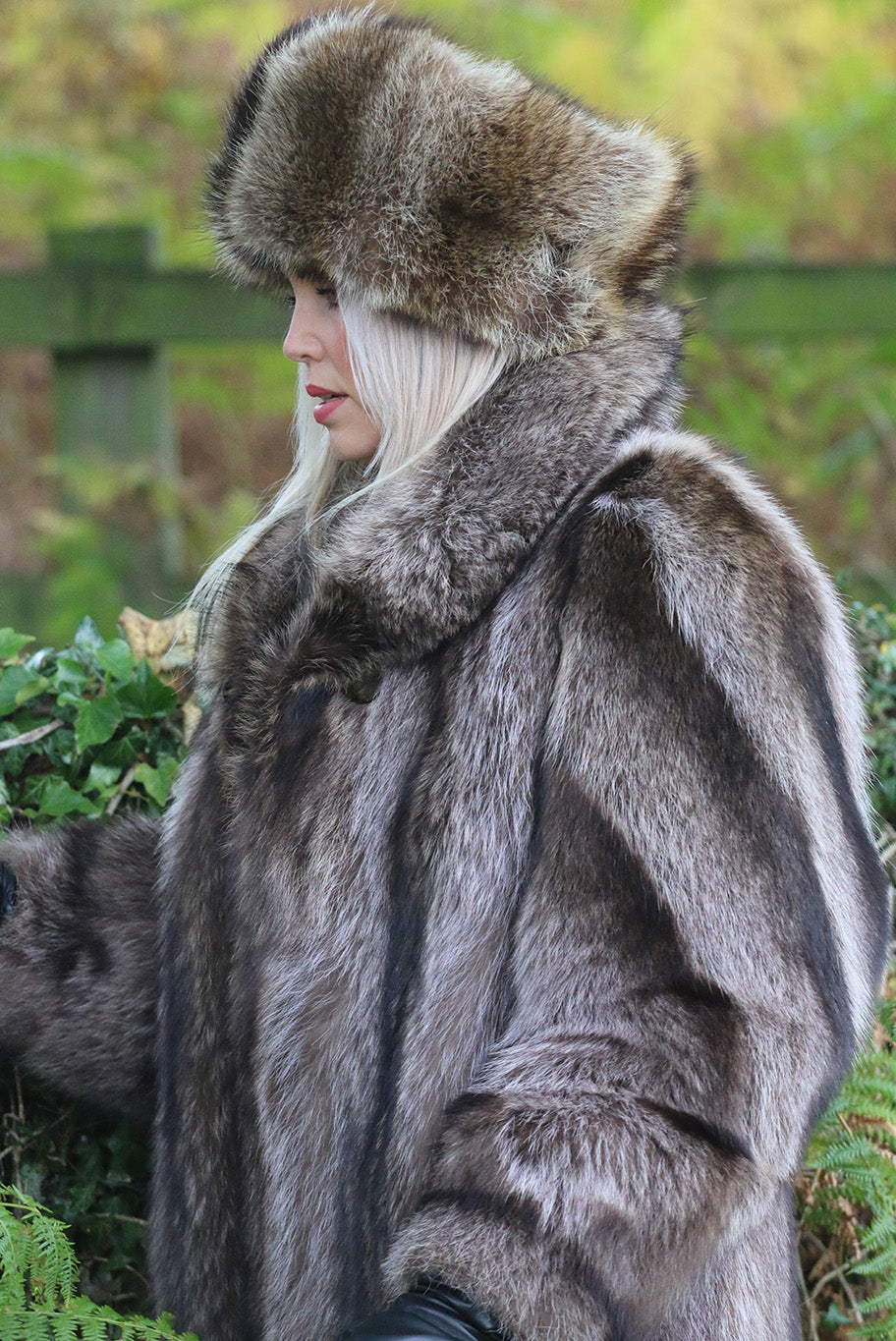 Vintage Racoon Fur coat