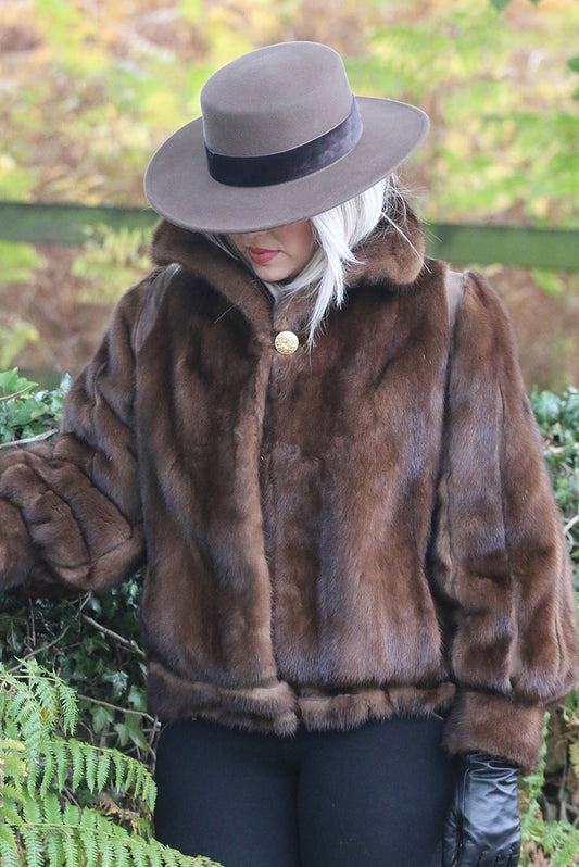 Vintage Mink and Italian Suede Jacket