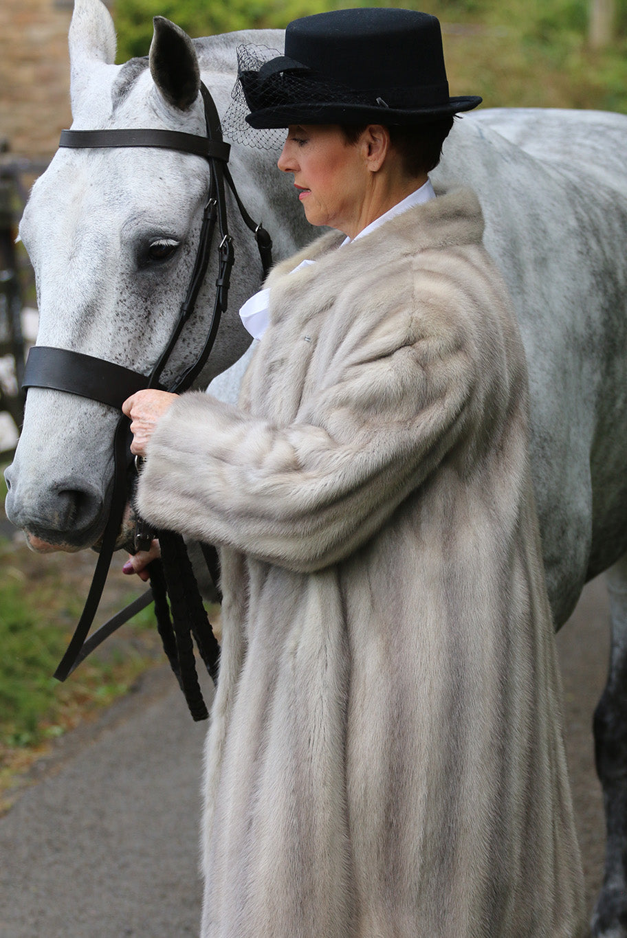 Vintage Sapphire Mink Fur Coat