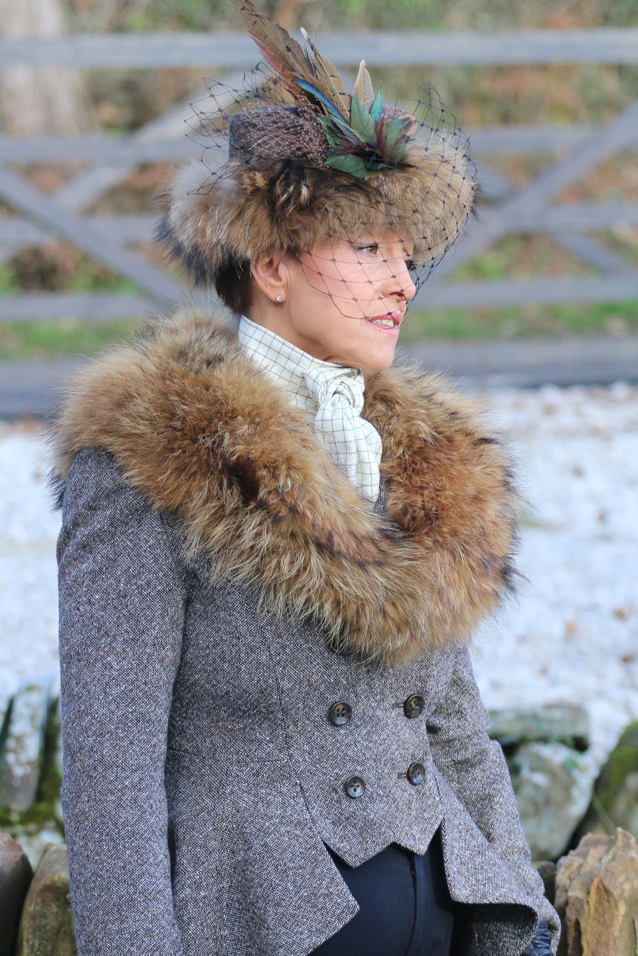 Vintage Extra large Fox Fur Stole/Collar