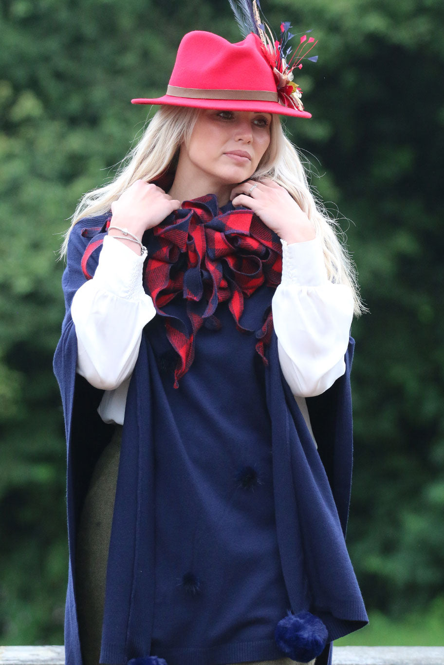 Cashmere Wool mix Jabot