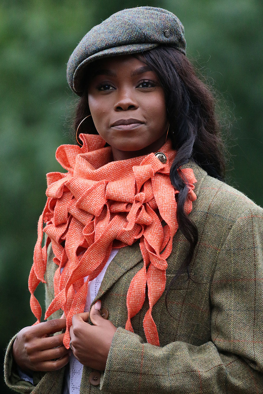 Cashmere Wool mix Jabot