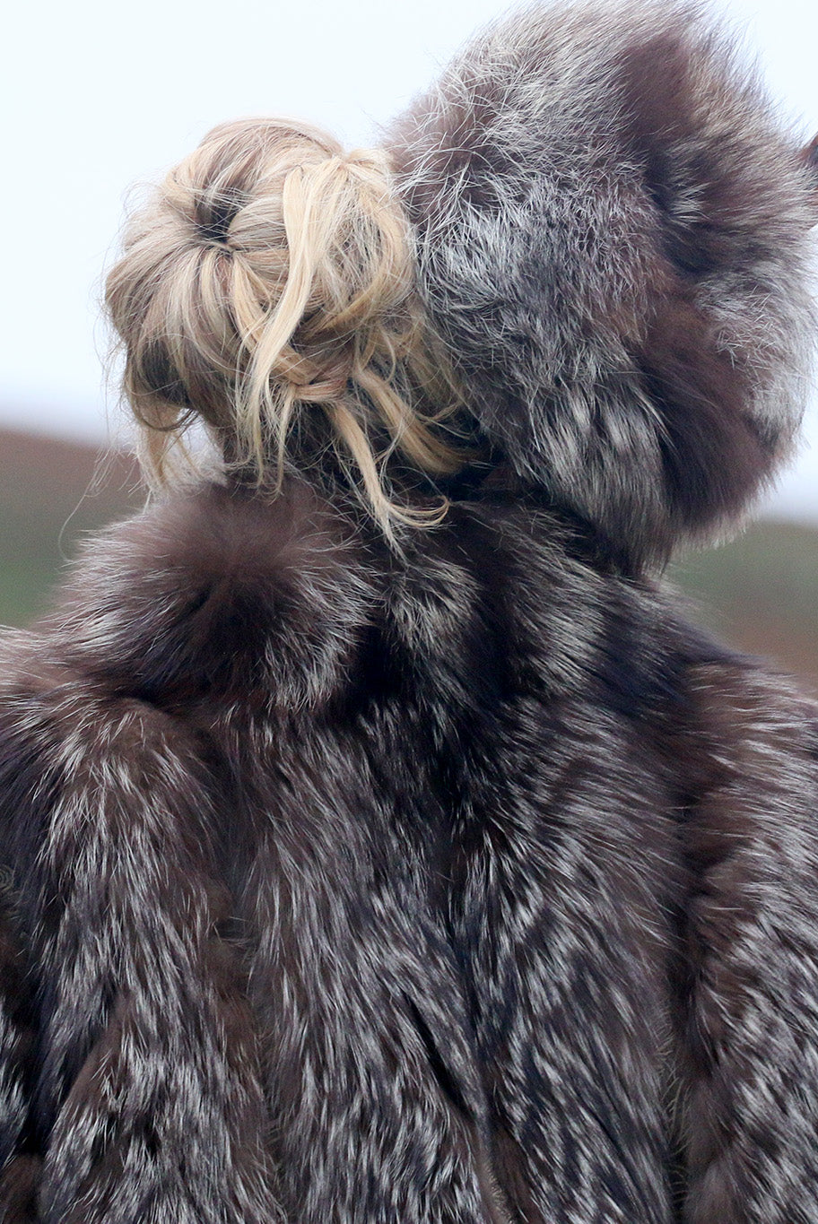 Vintage Silver Fox Fascinator