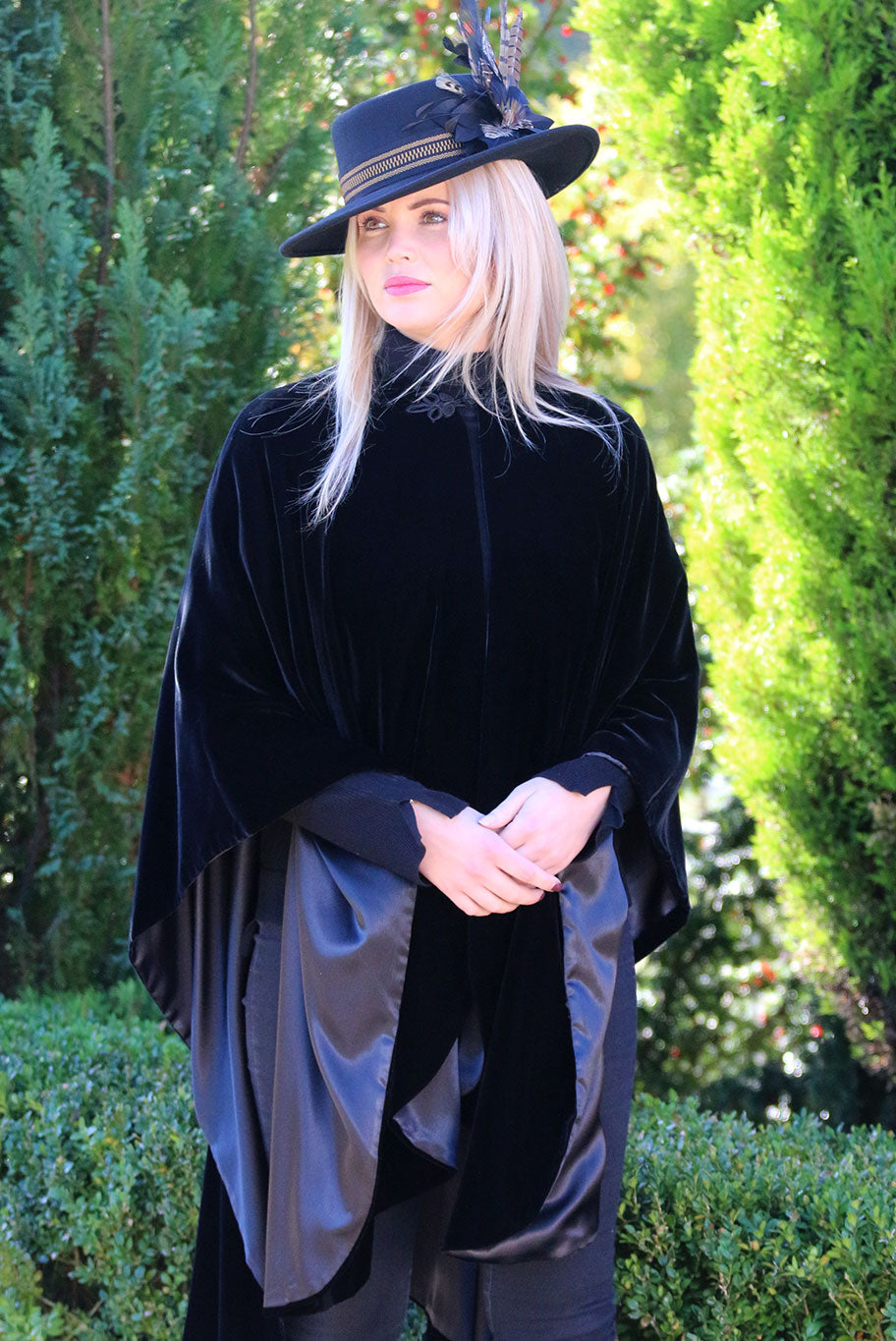 Vintage Velvet Cape