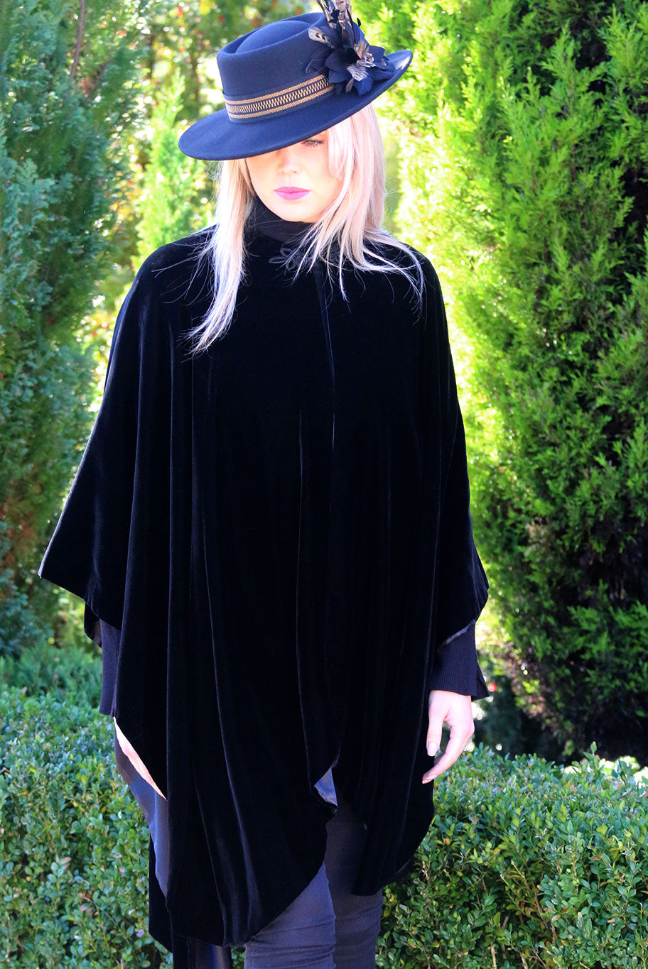 Vintage Velvet Cape