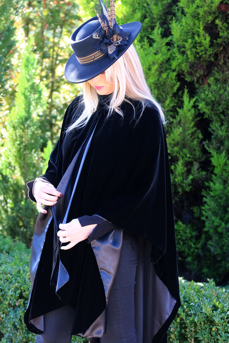 Vintage Velvet Cape