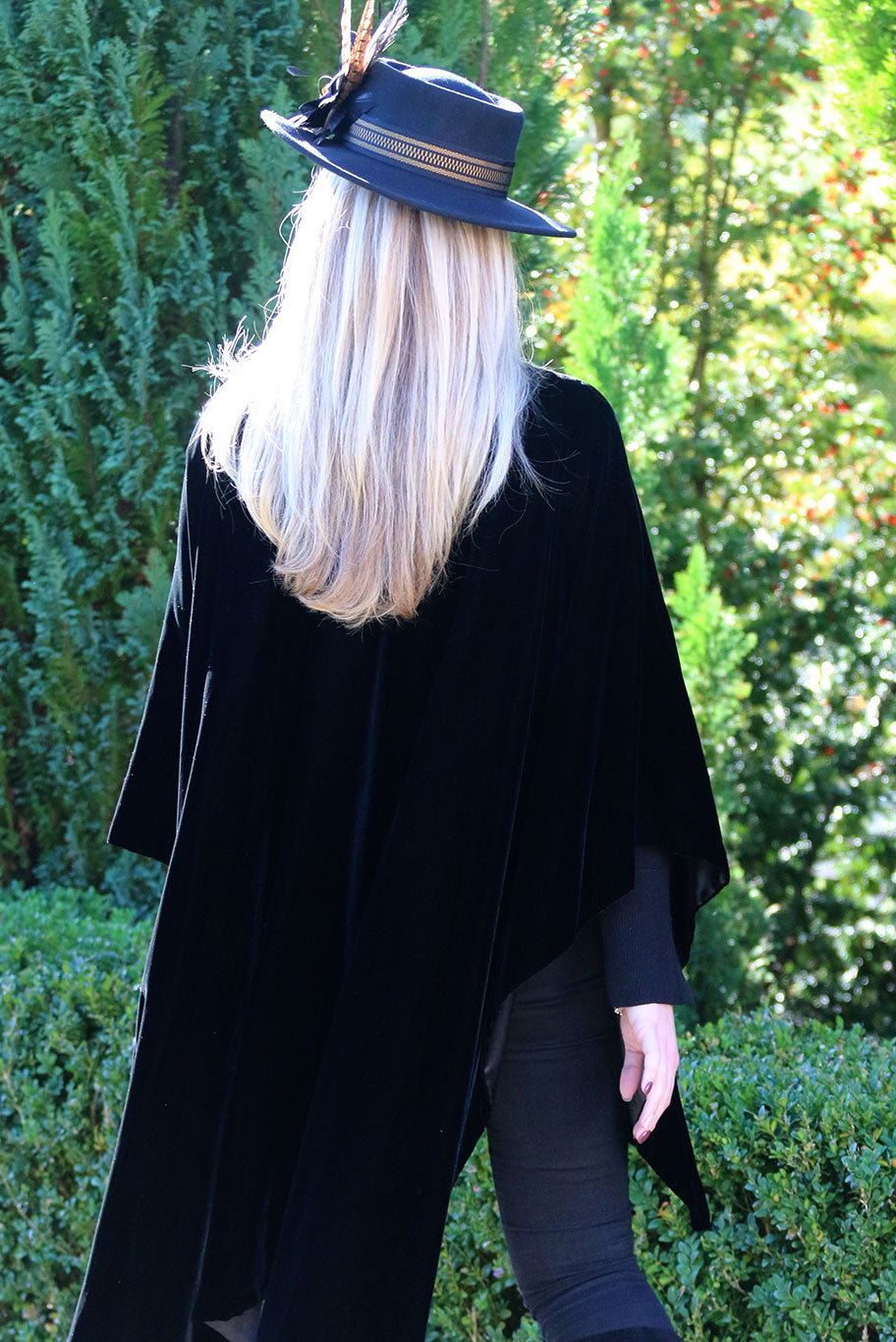 Vintage Velvet Cape