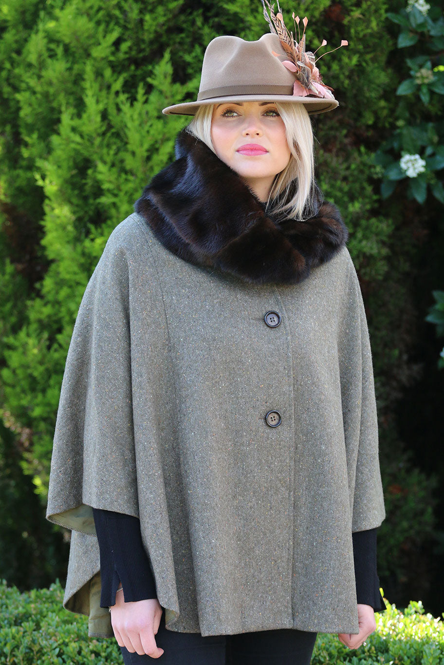 Vintage Wool Cape
