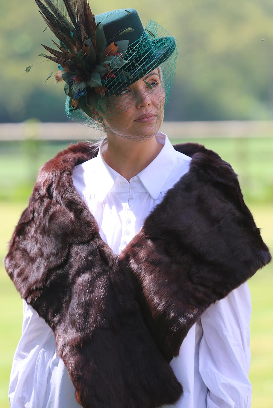 Vintage mink fur wrap