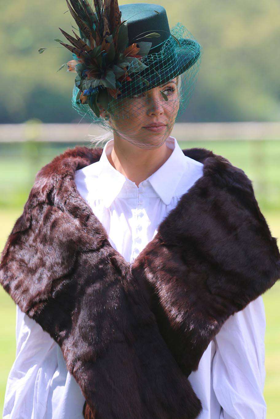 Vintage mink fur wrap
