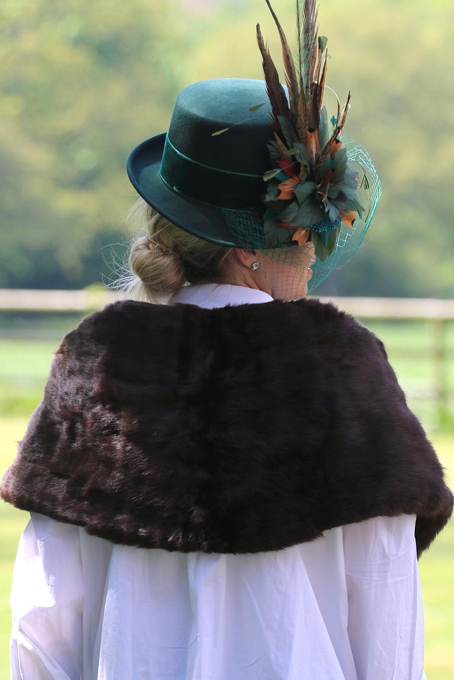 Vintage mink fur wrap