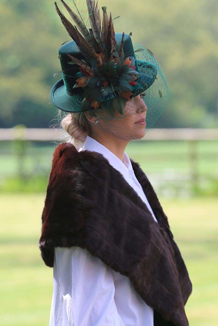 Vintage mink fur wrap