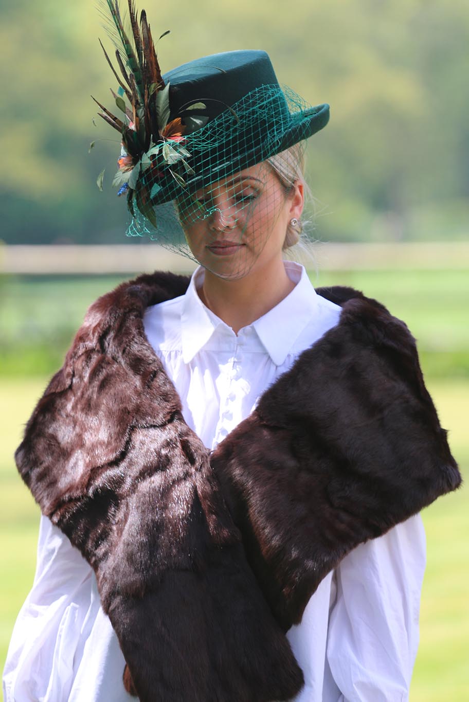 Vintage mink fur wrap