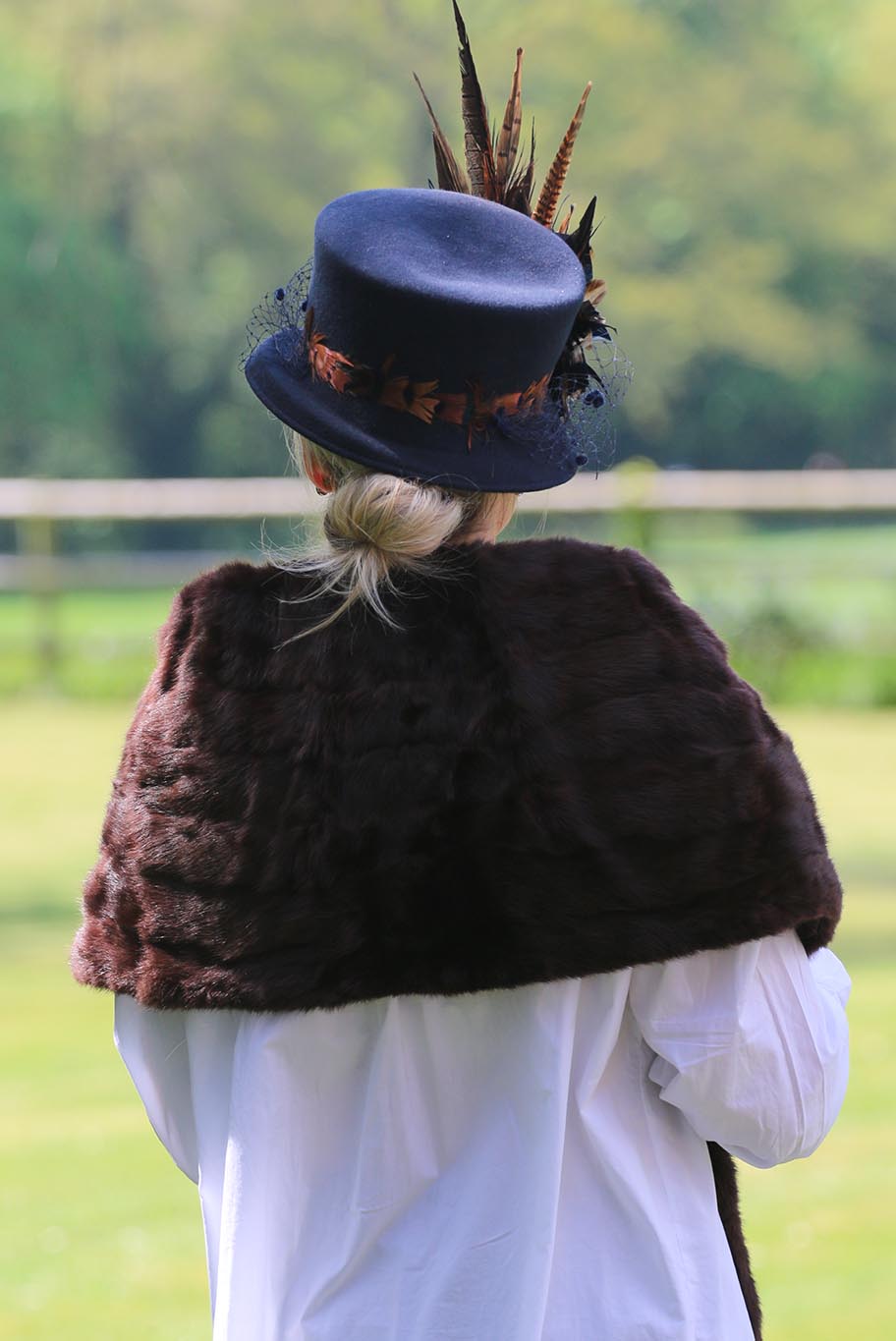 Vintage mink fur wrap