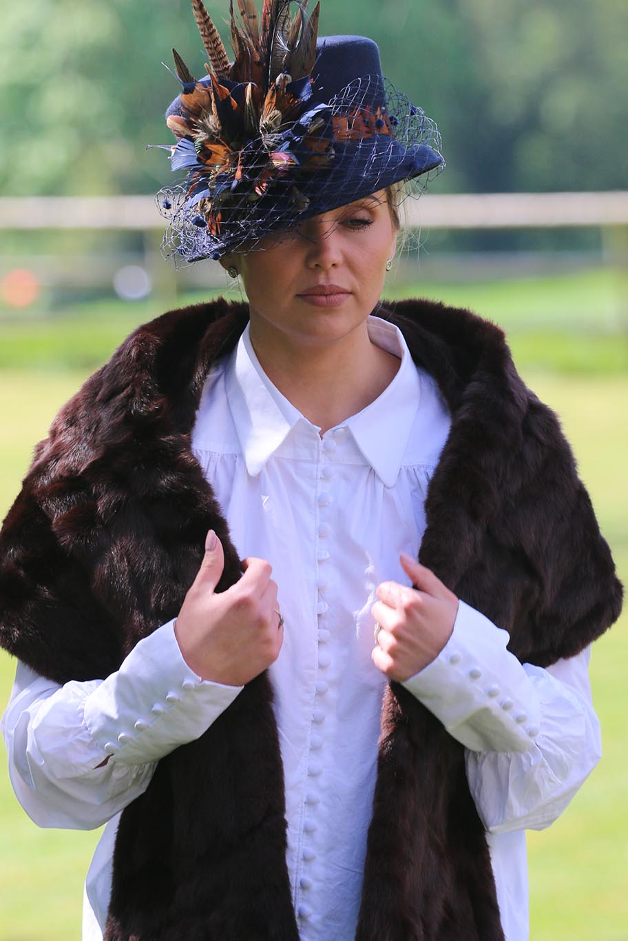 Vintage mink fur wrap