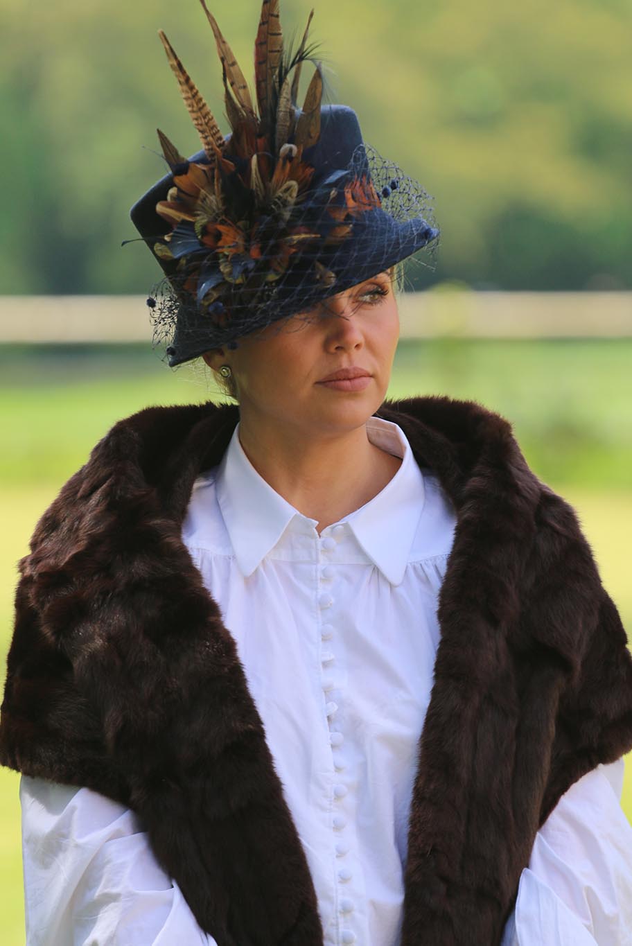 Vintage mink fur wrap