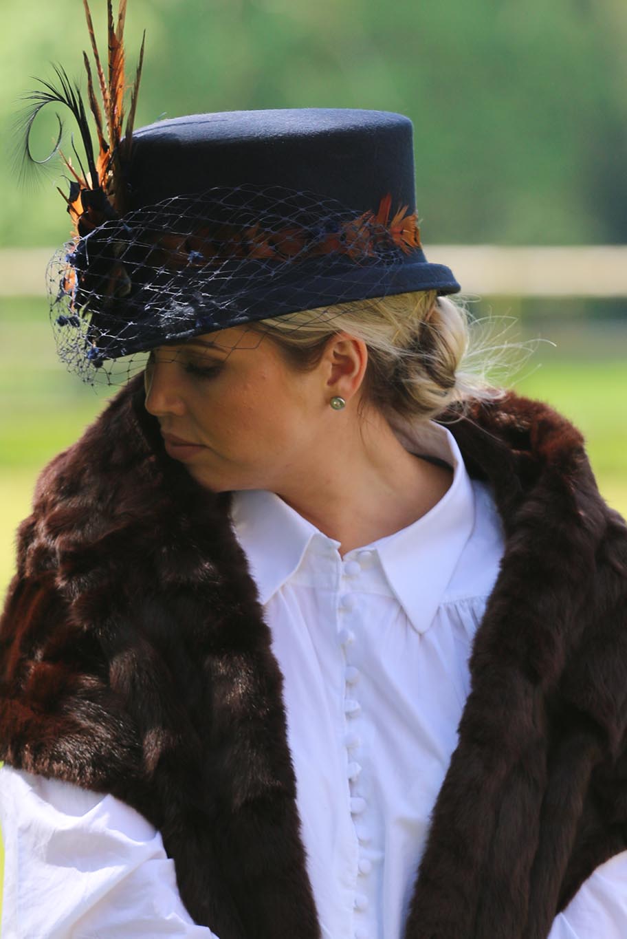 Vintage mink fur wrap