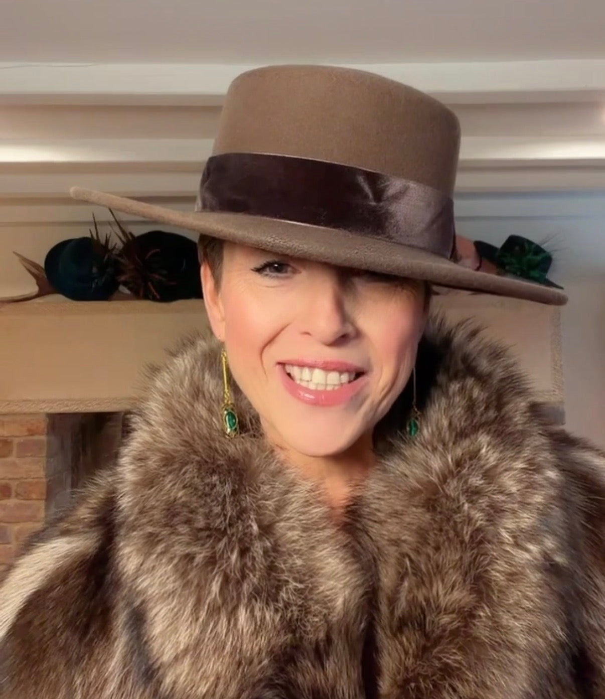 Wool bolero hat