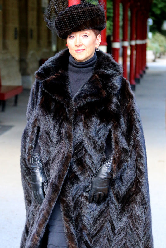 Vintage mink cape