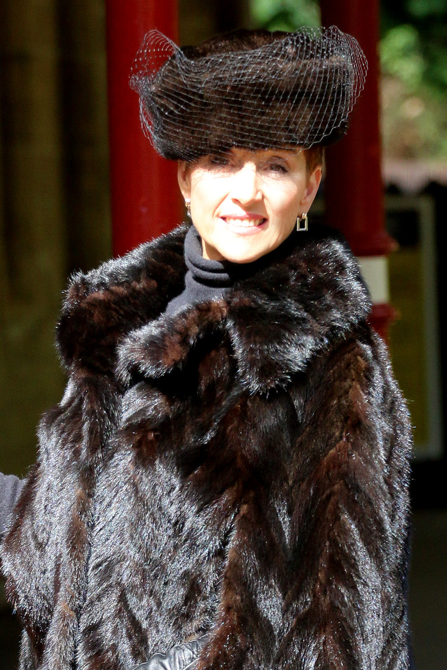Vintage mink fur hat
