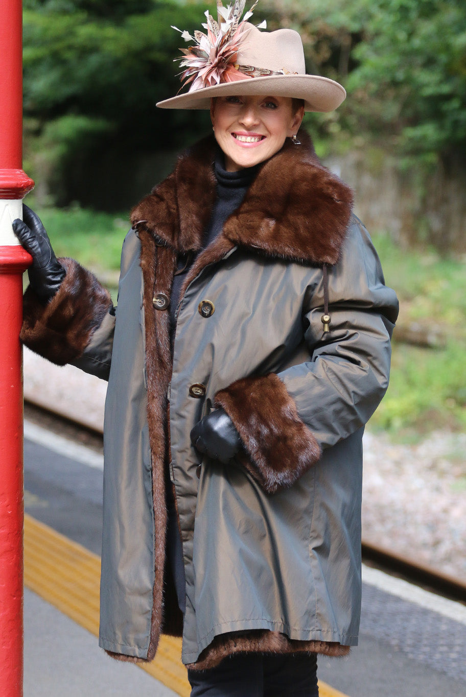 Mink Fur Coat (reversible)