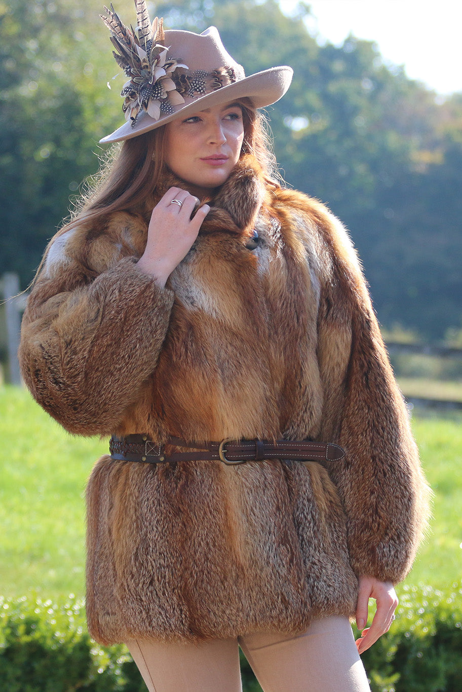 Vintage  fox fur jacket