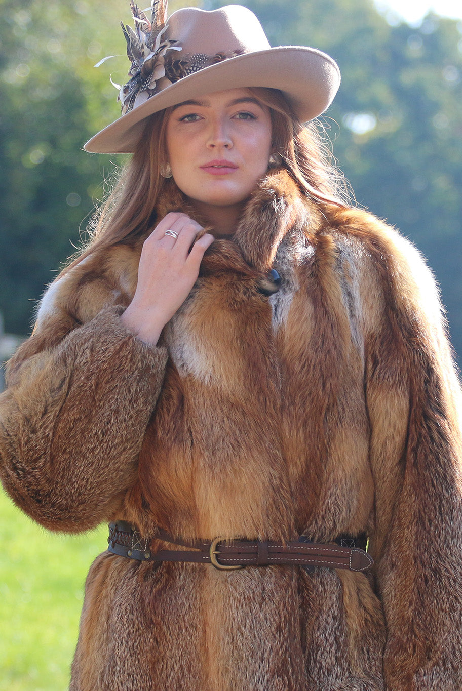 Vintage  fox fur jacket