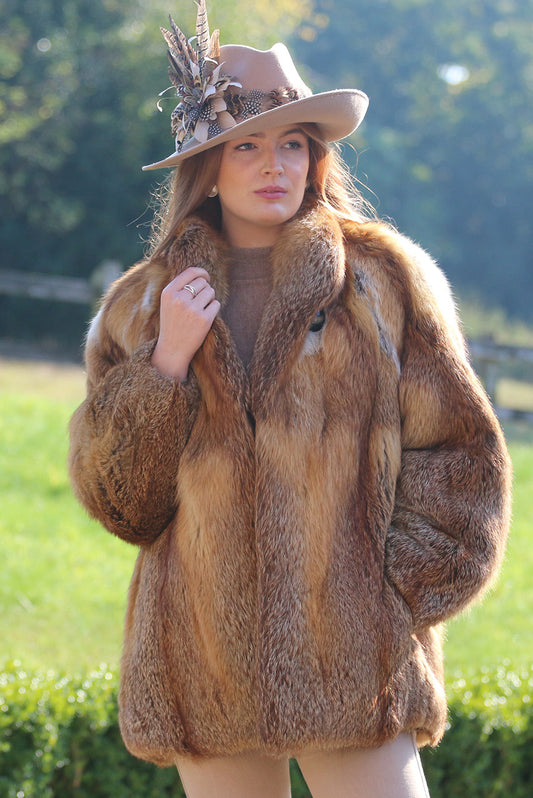 Vintage  fox fur jacket