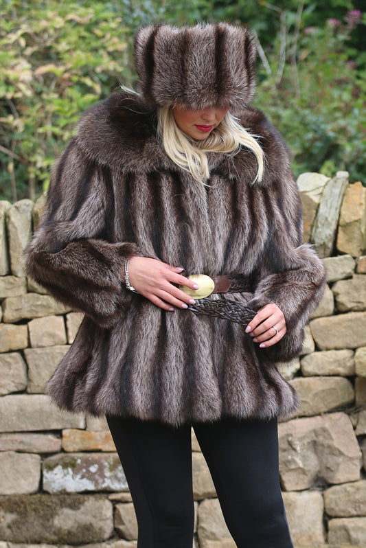 Vintage Racoon Fur coat
