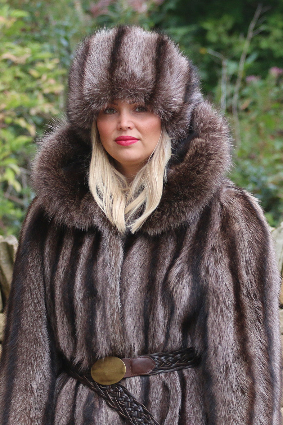 Vintage Raccoon Fur Headband