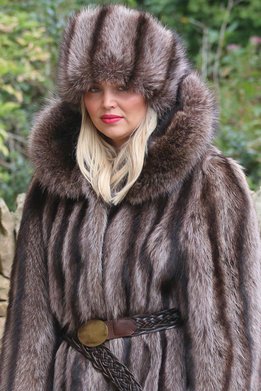 Vintage Racoon Fur coat