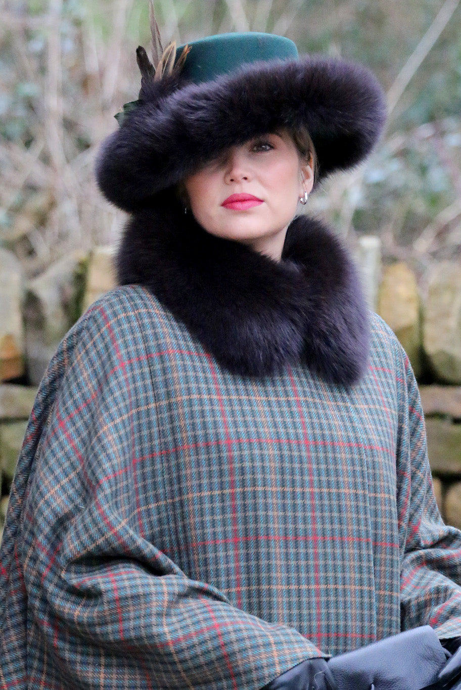 Vintage Wool Cape by Avoca