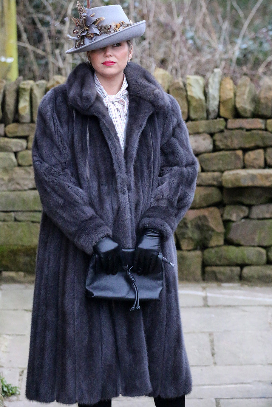 Grey Mink Coat