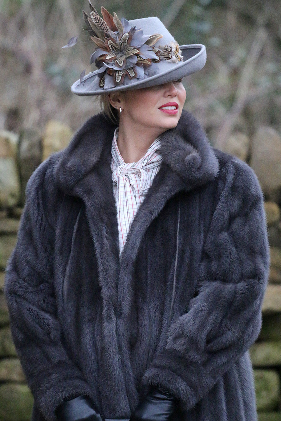 Grey Mink Coat