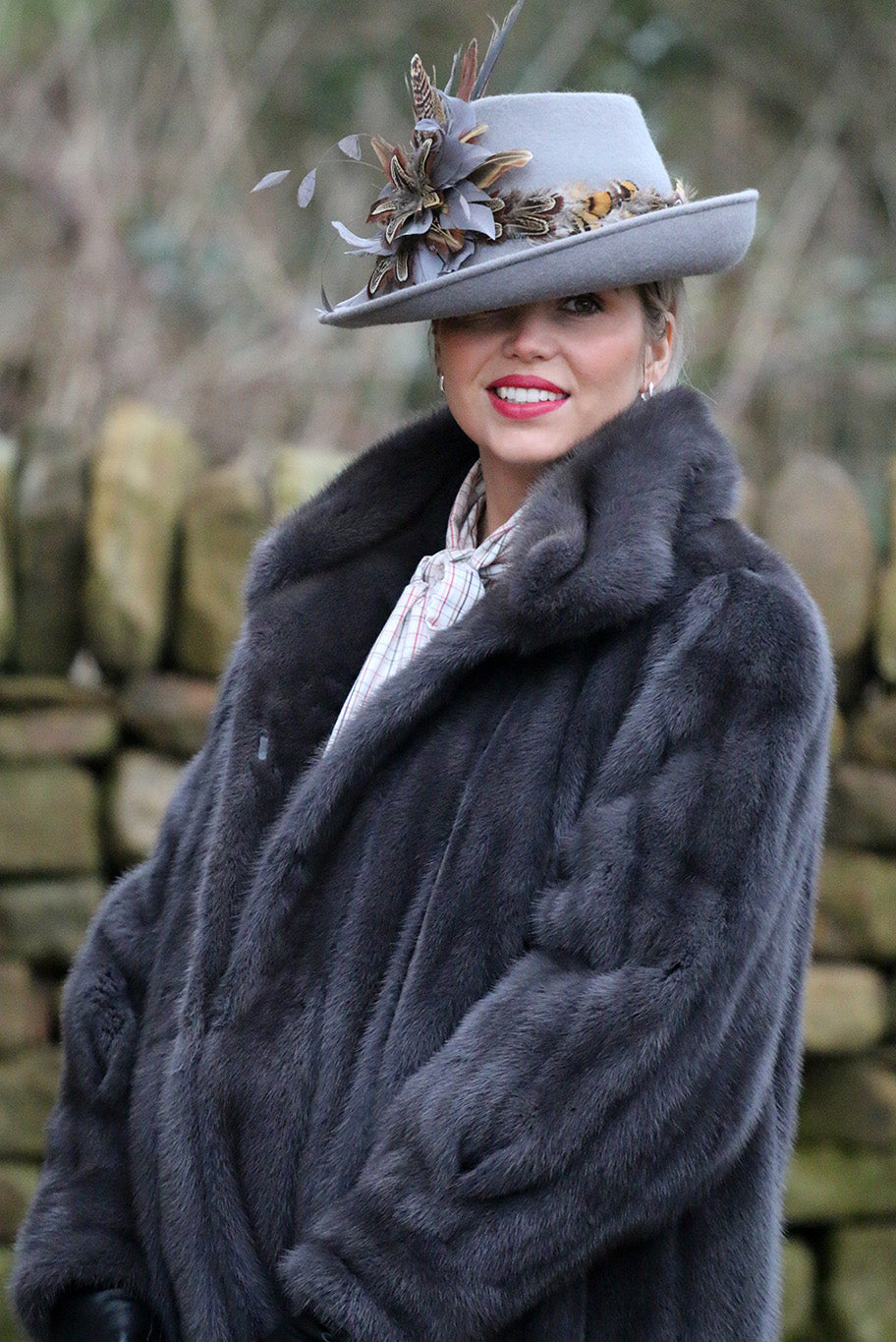 Grey Mink Coat