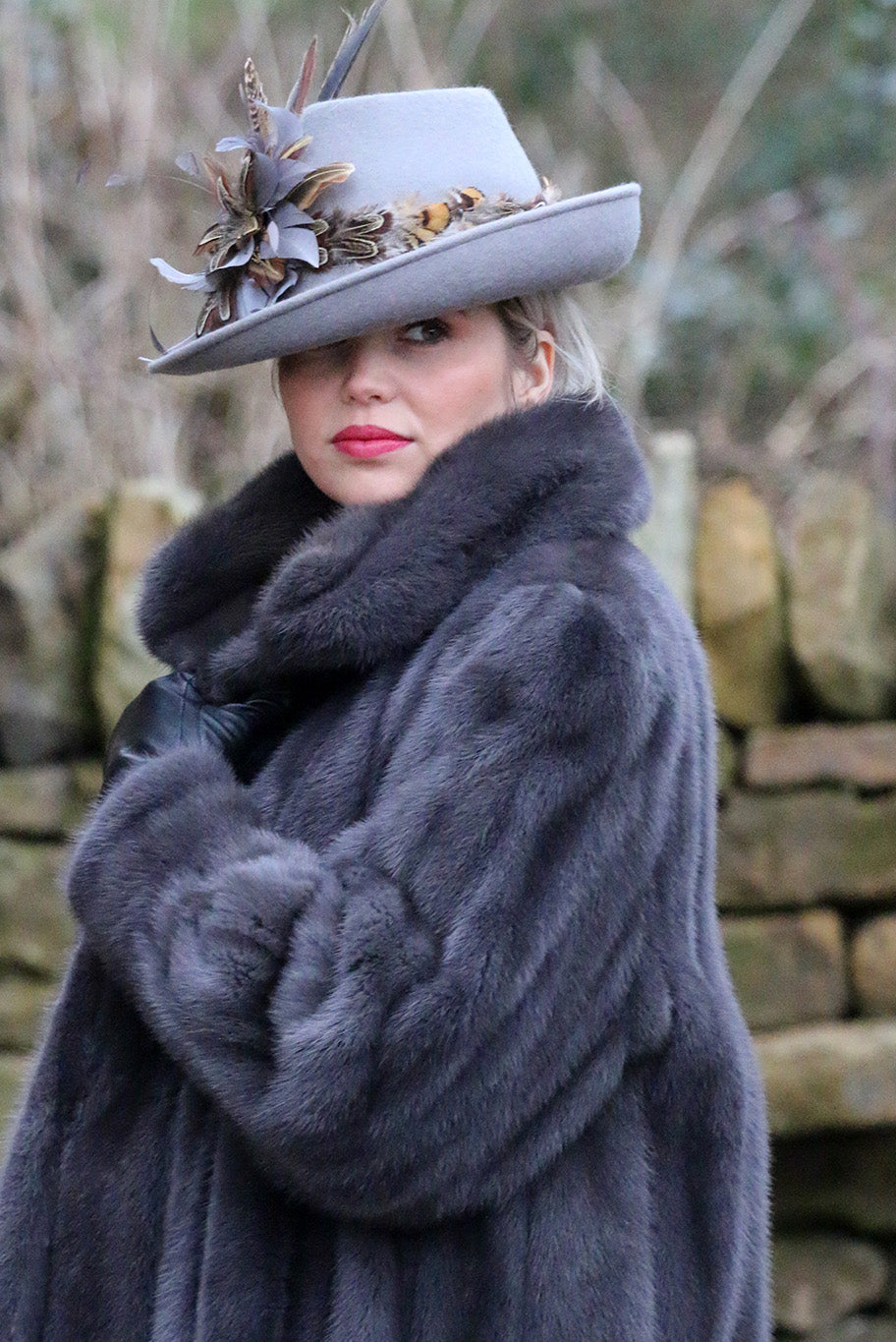 Grey Mink Coat