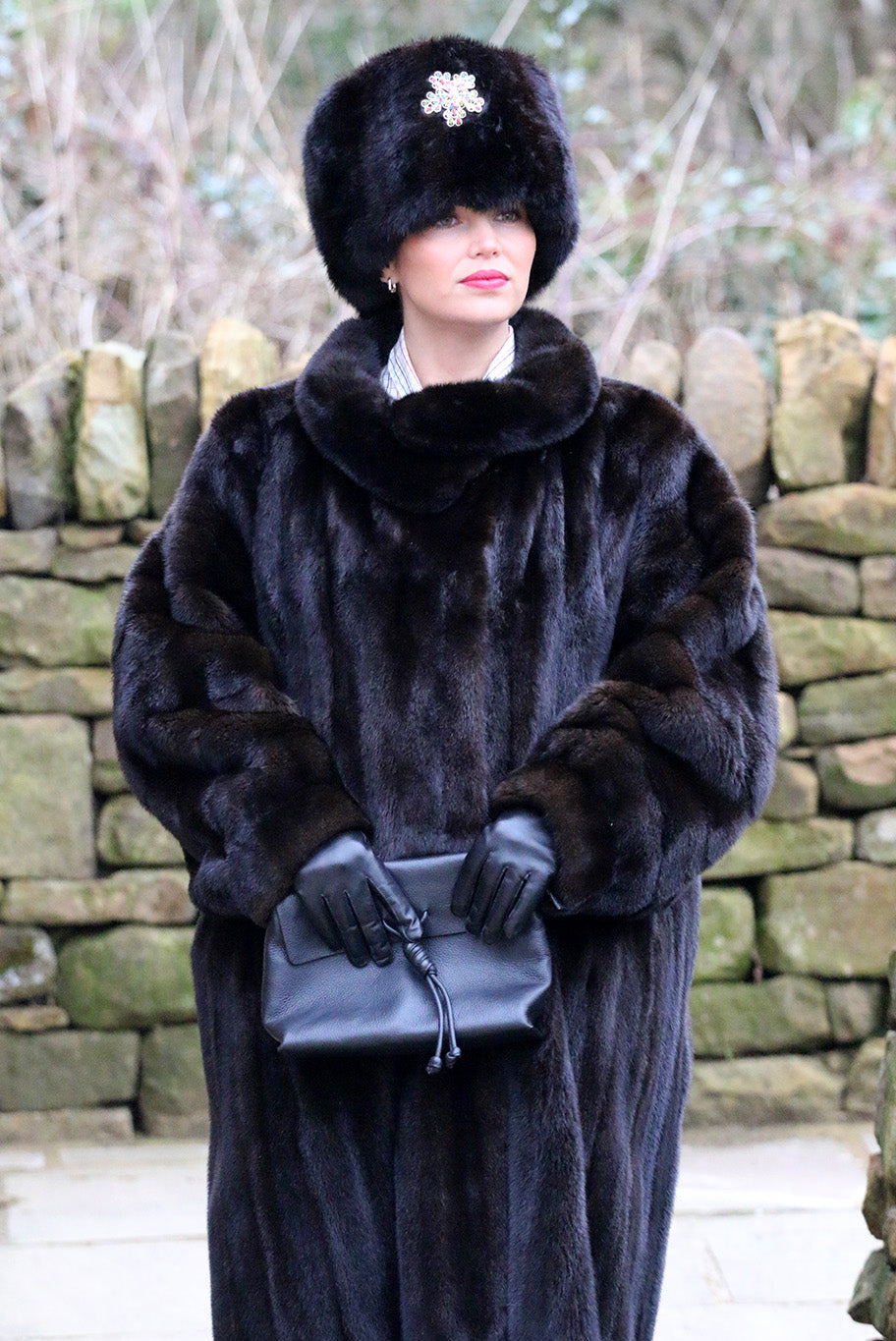 Black Mink Coat