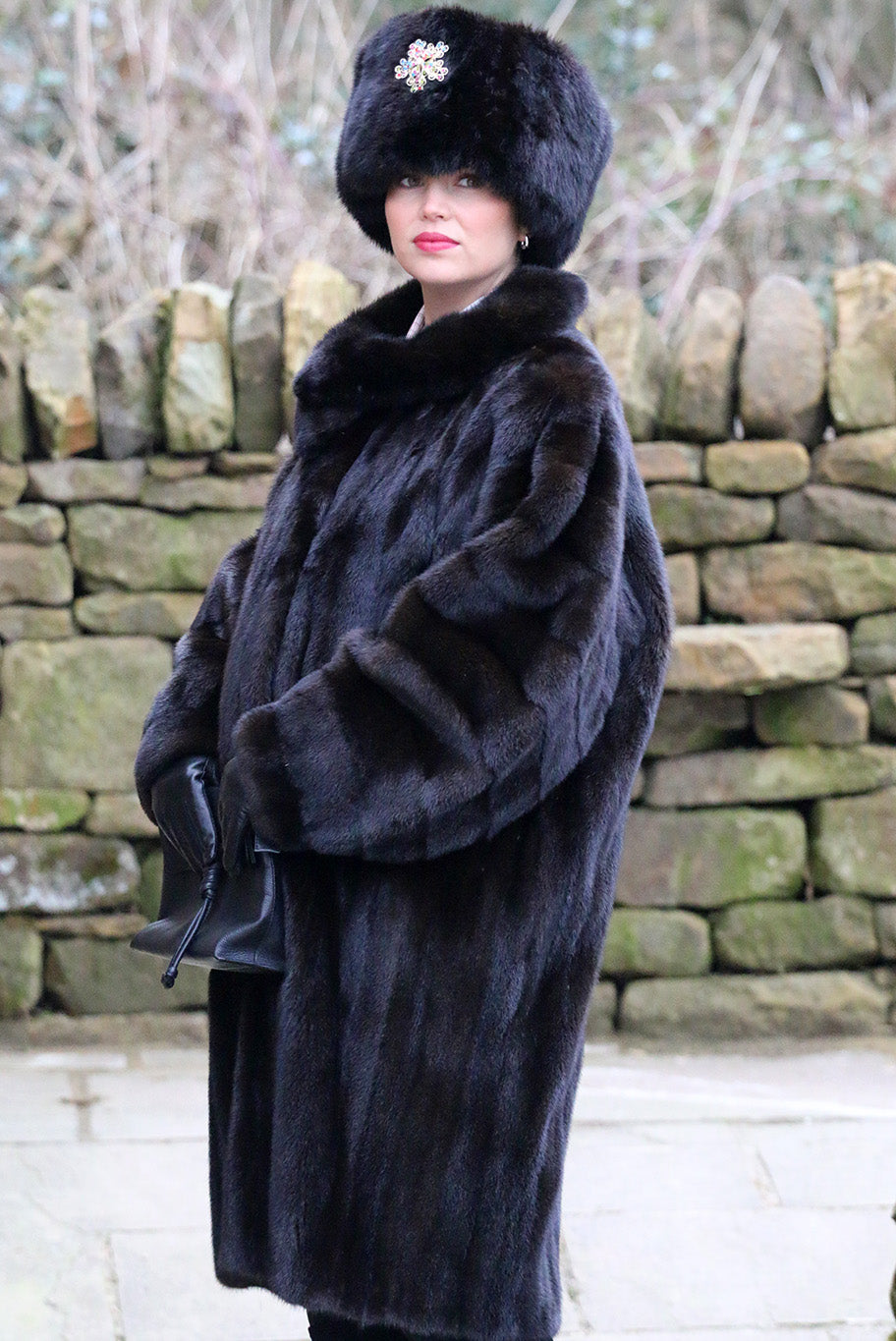 Black Mink Coat