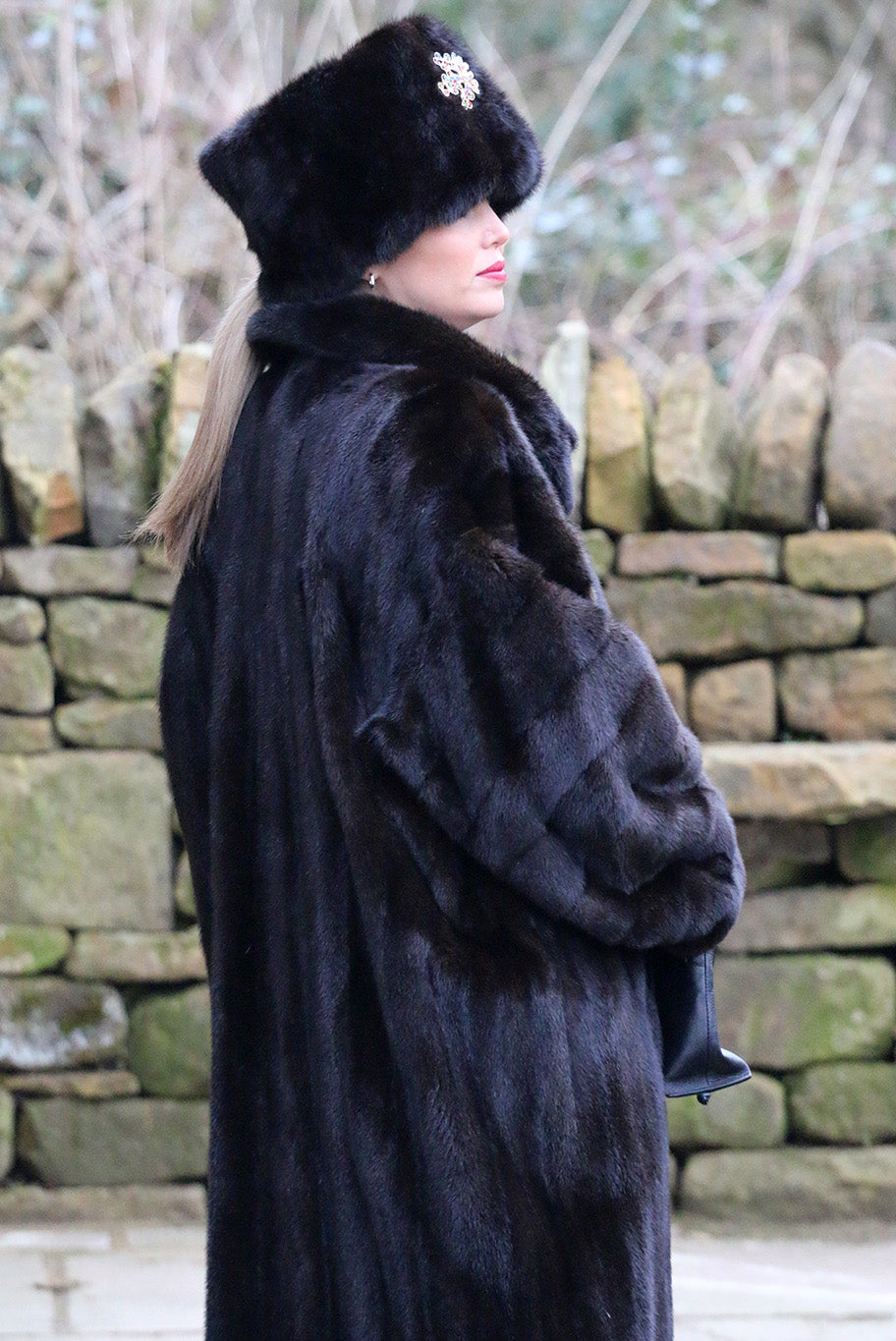 Black Mink Coat