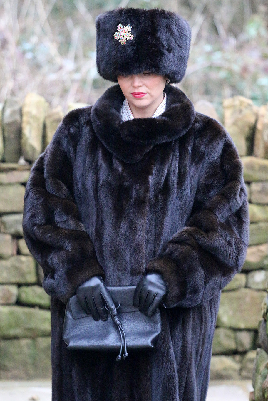 Black Mink Coat