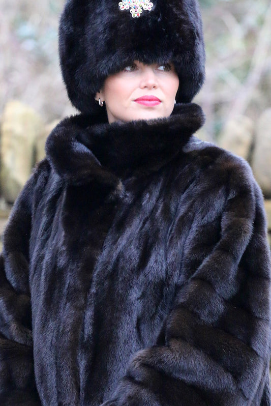 Black Mink Coat