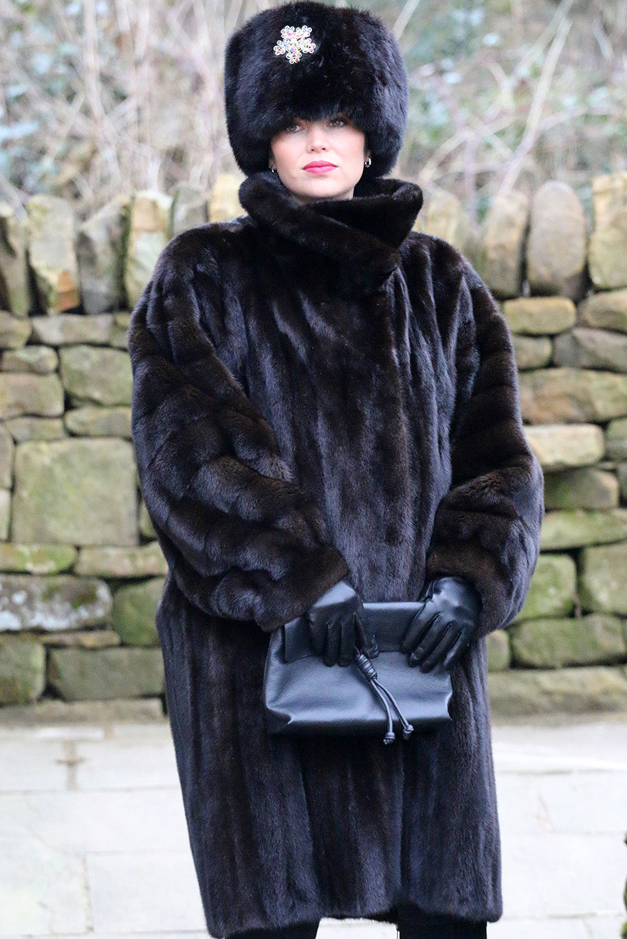 Black Mink Coat