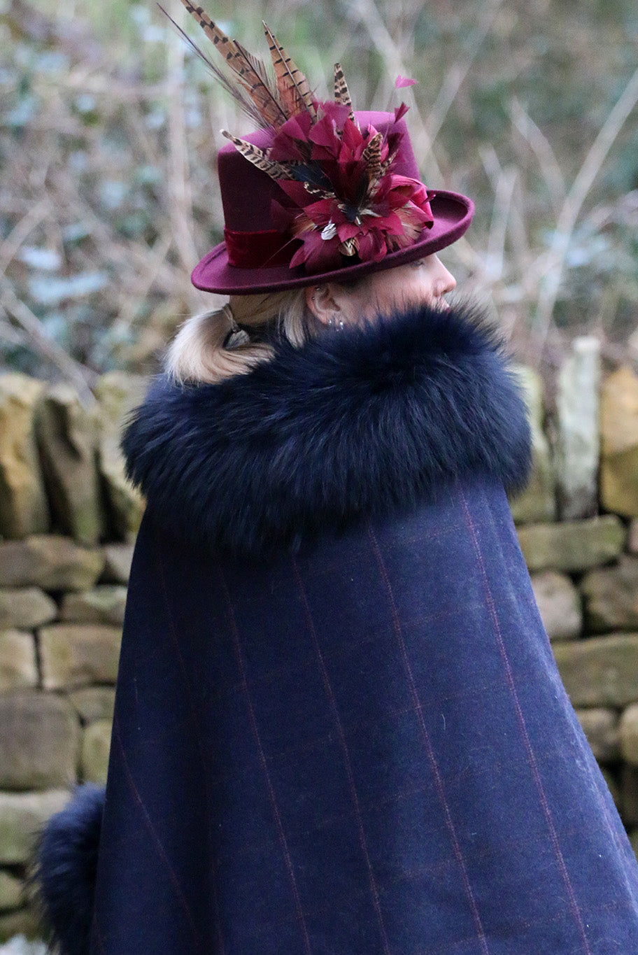 Wool Hat in the Top Hat Style