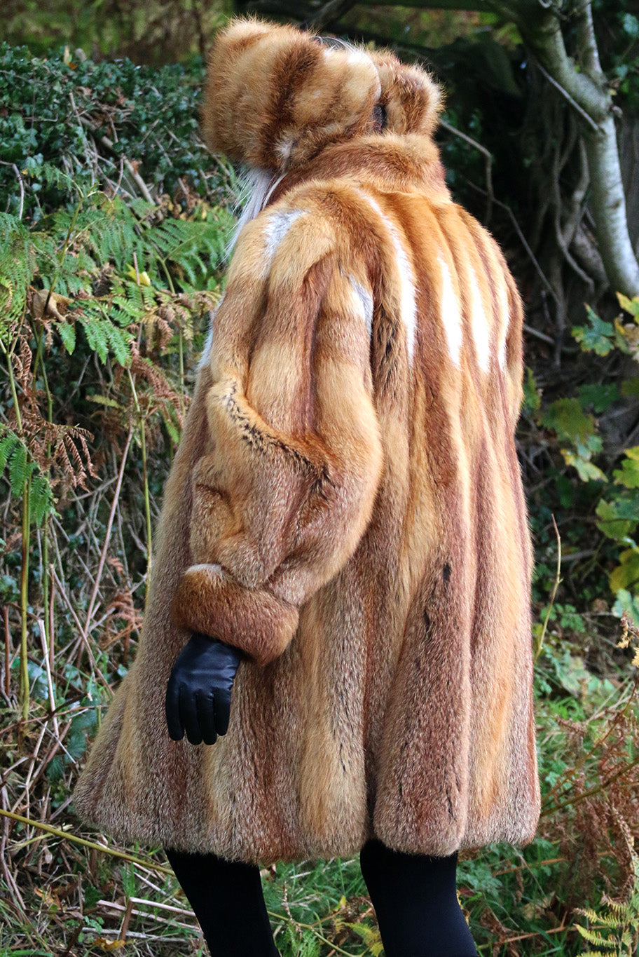 Vintage  fox fur coat